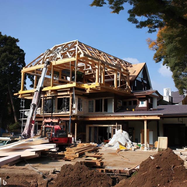 Agrandissement d'une maison