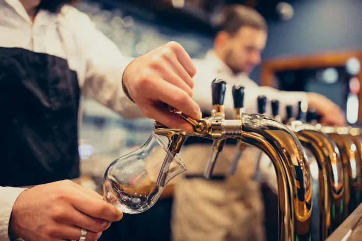 Aménagement d'une brasserie