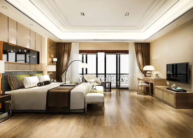 Aménagement d'un hôtel